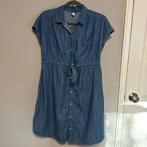 Old Navy Maternity Denim Dress - Size Small